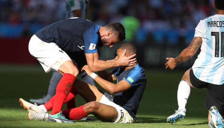 مباراة فرنسا والأرجنتين