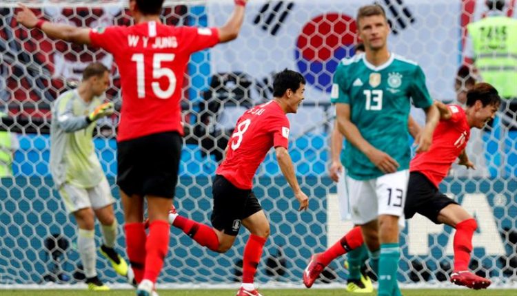 مباراة ألمانيا وكوريا الجنوبية