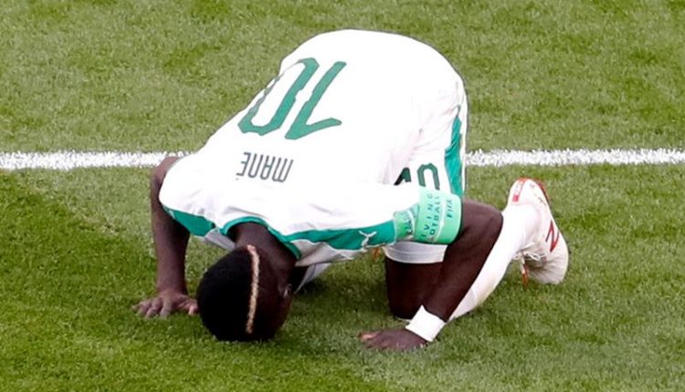 ساديو ماني فى مباراة السنغال واليابان