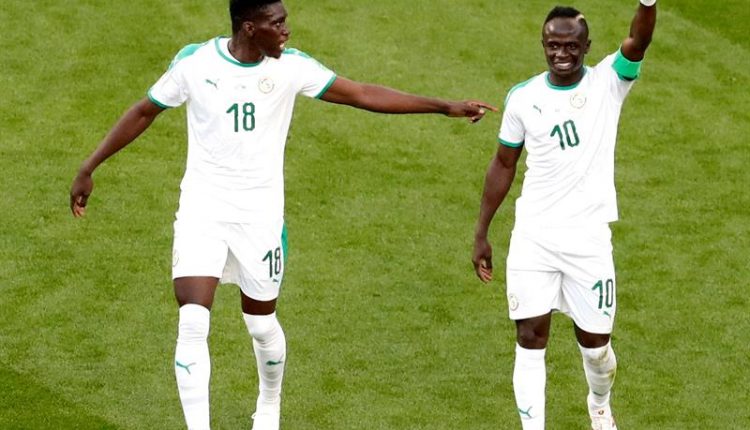 ساديو ماني فى مباراة السنغال واليابان