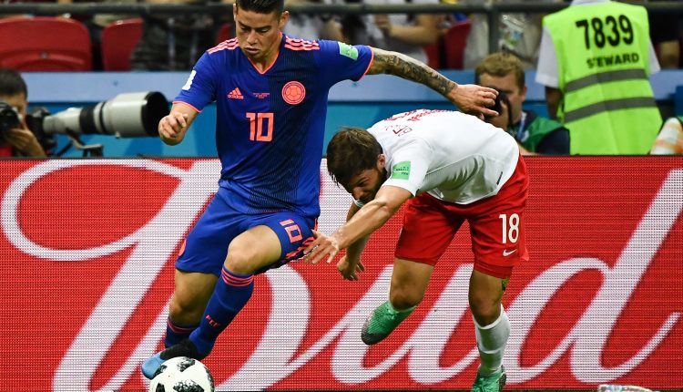 مباراة كولومبيا وبولندا