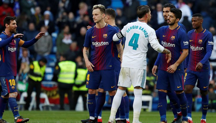 كلاسيكو برشلونة وريال مدريد