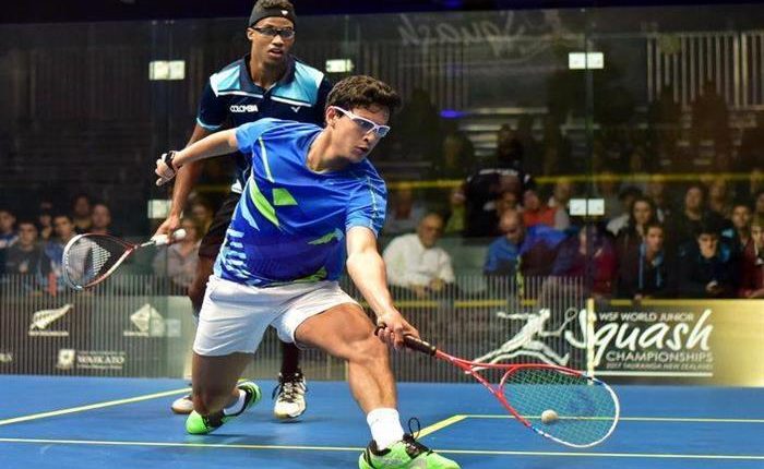 مروان طارق لاعب منتخب مصر للإسكواش للشباب