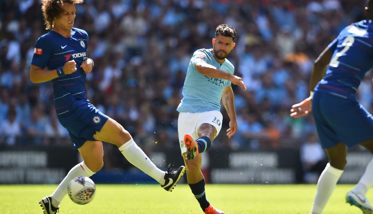 أجويرو يسجل هدفاً فى الدرع الخيرية أمام تشيلسي