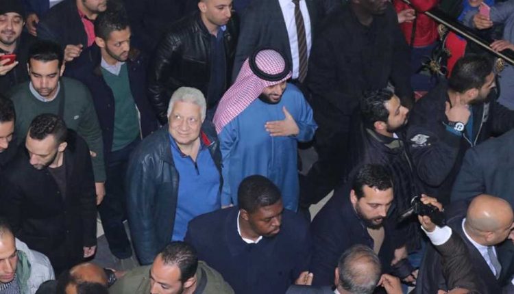 مرتضى منصور وتركي آل الشيخ