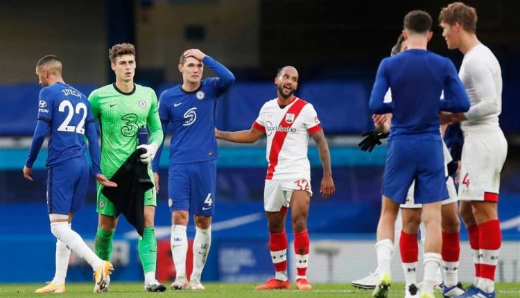 مباراة تشيلسي و ساوثهامبتون في الدوري الإنجليزي