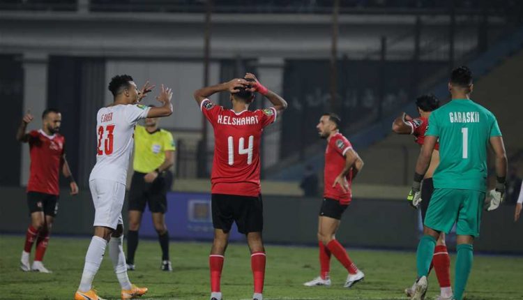 حسبن الشحات من مباراة الأهلي والزمالك