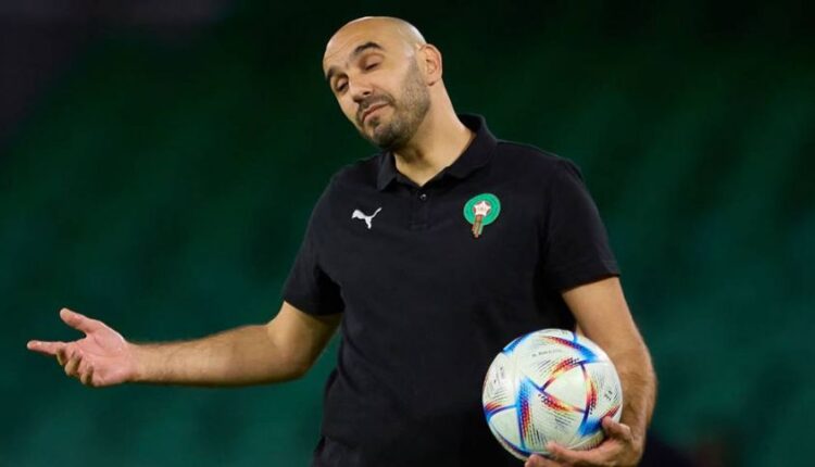 وليد الركراكي مدرب المغرب