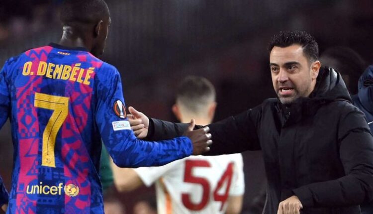 تشافي هيرنانديز وعثمان ديمبلي