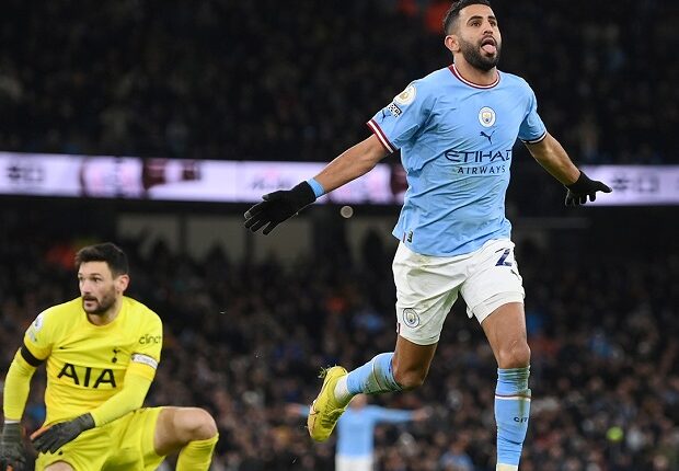 مباراة مان سيتي ضد توتنهام في الدوري الإنجليزي