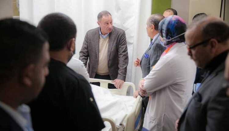 الخطيب يزور مشجع الاتحاد المصاب