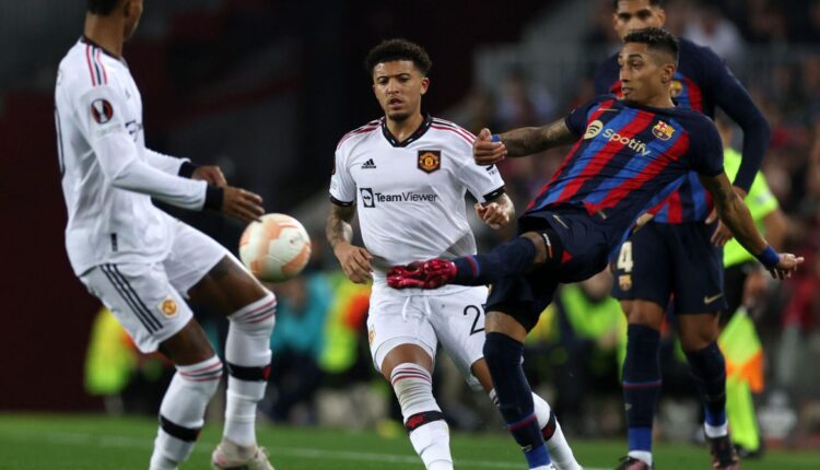 برشلونة ضد مانشستر يونايتد على ملعب أولد ترافورد