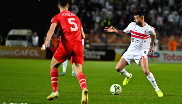 مباراة الزمالك وشباب بلوزداد في دوري أبطال أفريقيا