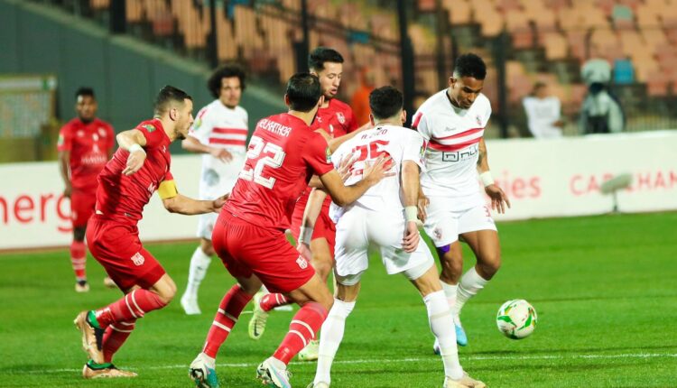 مباراة الزمالك وشباب بلوزداد في دوري أبطال أفريقيا