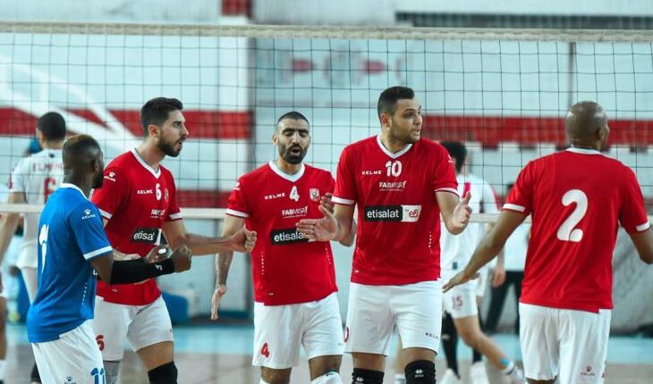 الأهلي يفوز على الزمالك في دوري الطائرة