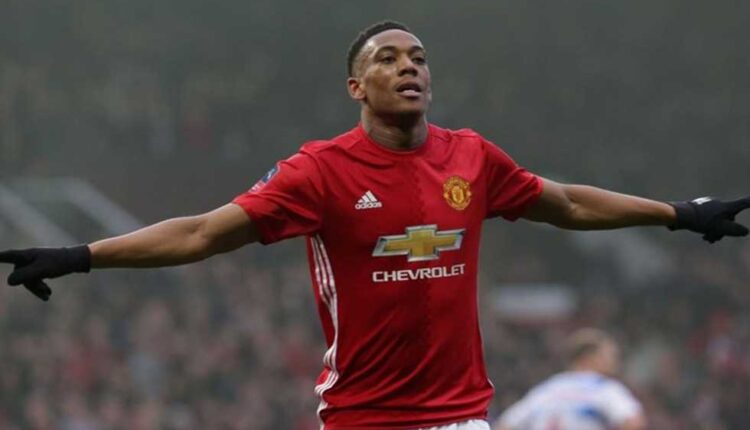 أنتوني مارسيال لاعب مان يونايتد