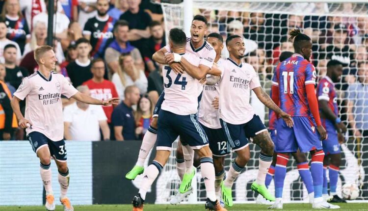 مباراة أرسنال وكريستال بالاس في الدوري الإنجليزي