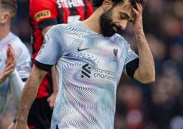 محمد صلاح من مباراة ليفربول وبورنموث في الدوري الإنجليزي
