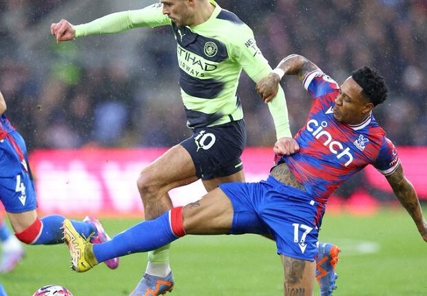 مباراة مانشستر سيتي وكريستال بالاس في الدوري الإنجليزي