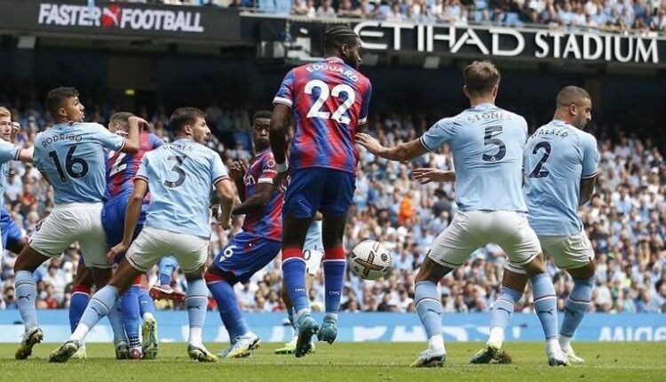 مباراة مانشستر سيتي وكريستال بالاس في الدوري الإنجليزي