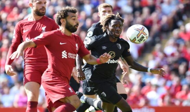 مباراة ليفربول وبورنموث في الدوري الإنجليزي