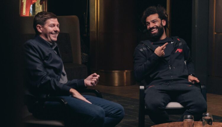 محمد صلاح وستيفن جيرارد