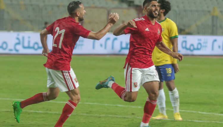 شادي حسين مع الأهلي من مباراة الغسماعيلي في الدوري