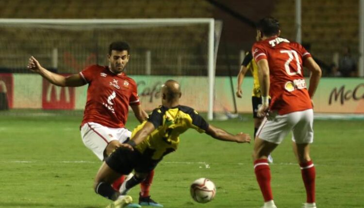 مباراة الأهلي والمقاولون العرب في الدوري المصري