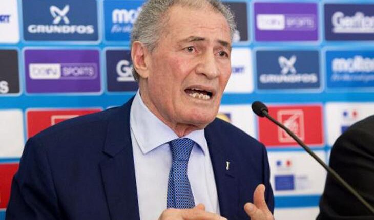 حسن مصطفى خلال مؤتمر تقديم مدرب منتخب مصر الجديد