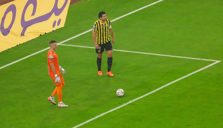 أحمد حجازي من مباراة الهلال والاتحاد في كأس خادم الحرمين الشريفين