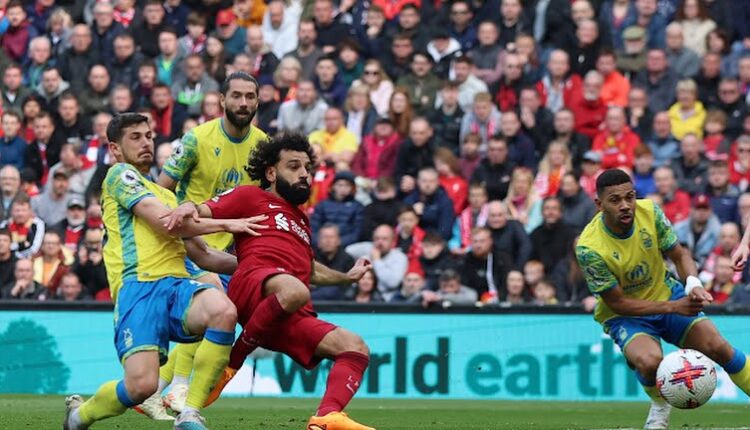 مباراة ليفربول ونوتنجهام في الدوري الإنجليزي