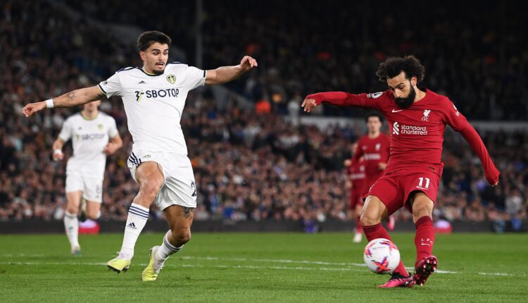 محمد صلاح من مباراة ليدز يونايتد في الدوري الإنجليزي