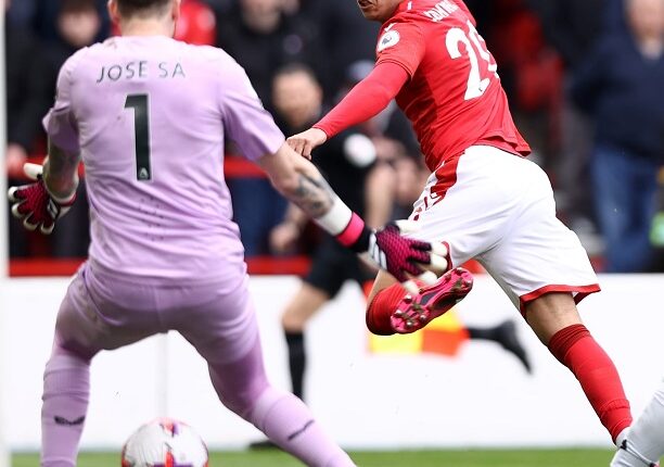 مباراة نوتنجهام فورست وولفرهامبتون في الدوري الإنجليزي