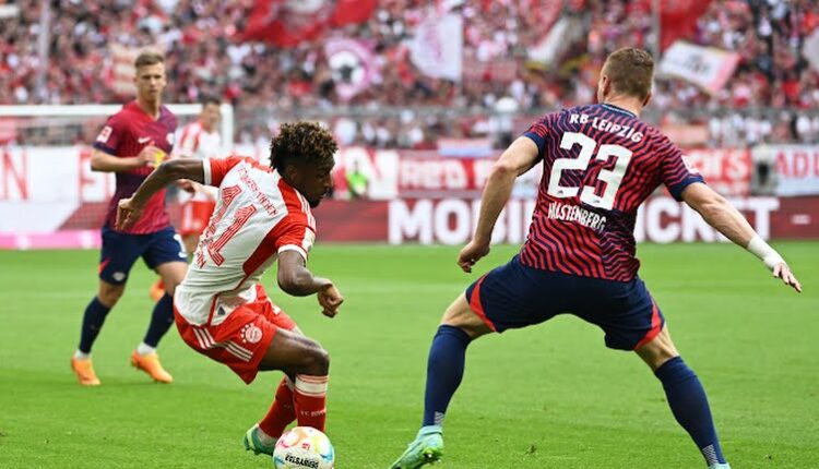 مباراة بايرن ميونخ ولايبزيج في الدوري الألماني