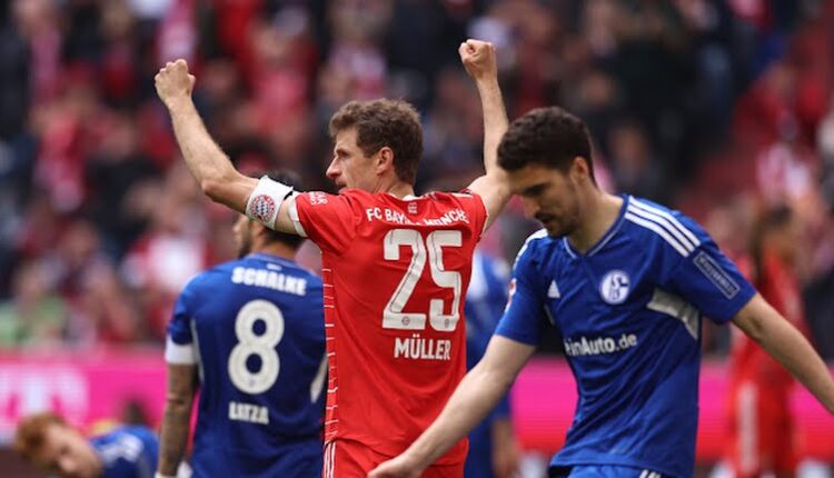 مباراة بايرن ميونخ وشالكه في الدوري الألماني