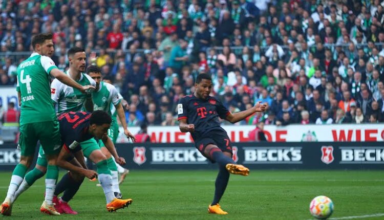 مباراة بايرن ميونخ وفيردر بريمين في الدوري الألماني