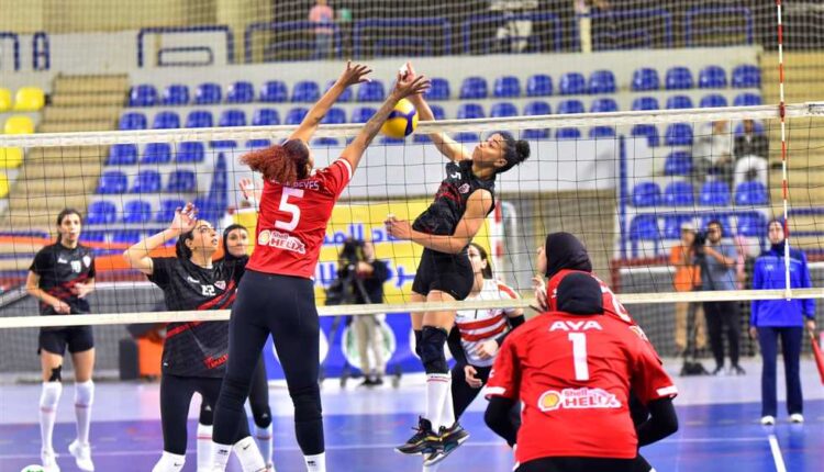 الأهلي والزمالك لكرة الطائرة سيدات