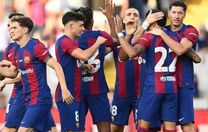 مباراة برشلونة ضد بورتو