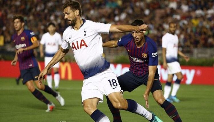 توتنهام وبرشلونة