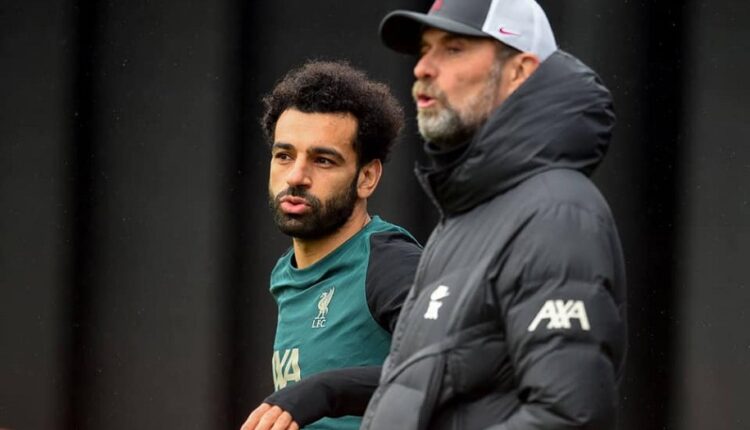 يورجن كلوب مدرب ليفربول ومحمد صلاح