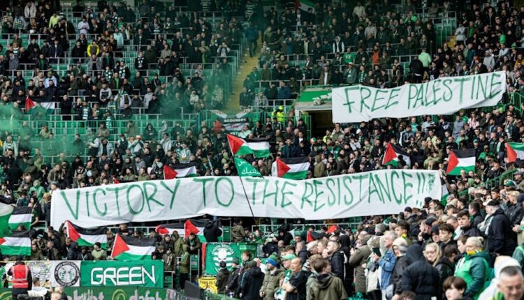 جماهير سيلتيك تدعم فلسطين