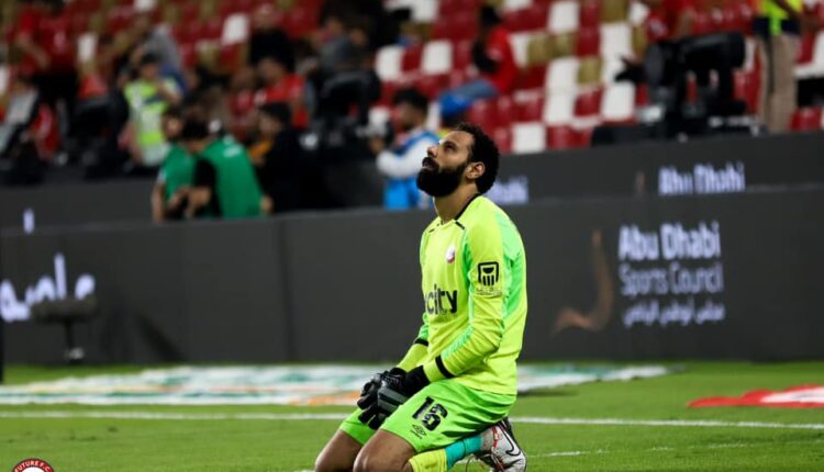 محمود عبد الرحيم جنش حارس مرمى فريق مودرن فيوتشر