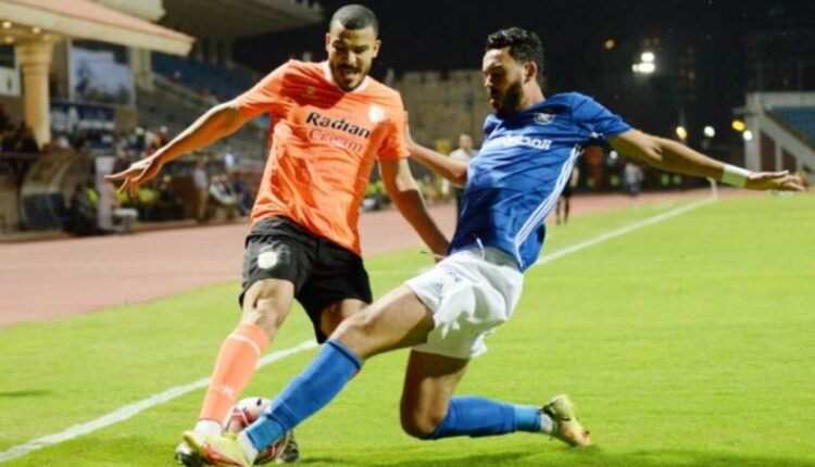 سموحة ضد فاركو في الدوري المصري