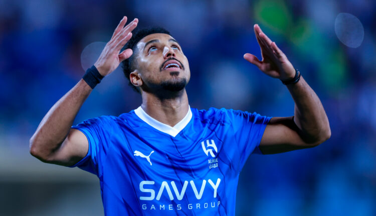 سالم الدوسري لاعب نادي الهلال السعودي
