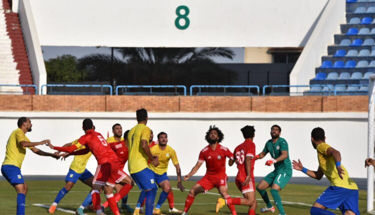 مباراة حرس الحدود ضد طنطا في دوري المحترفين